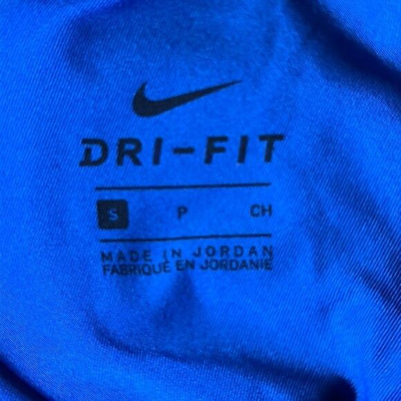 Nike pro leggings dri fit athletic pants size small blue base layer atheticwear - Picture 4 of 4